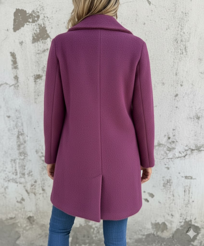 NOVA | WOOL COAT WITH AN ELEGANT CUT AND WIDE COLLAR