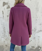 NOVA | WOOL COAT WITH AN ELEGANT CUT AND WIDE COLLAR
