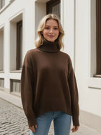 ISABELLA | OVERSIZED TURTLENECK SWEATER