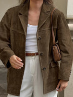 ELIN | BROWN SUEDE JACKET