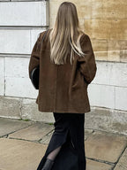 ELIN | BROWN SUEDE JACKET