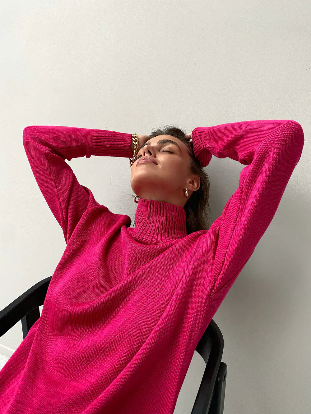 ISABELLA | OVERSIZED TURTLENECK SWEATER