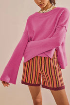 BIANCA | VIBRANT SWEATER WITH BELL SLEEVES