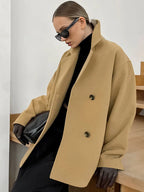 KIRA | ELEGANT OVERSIZED DOUBLE-BREASTED COAT