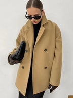 KIRA | ELEGANT OVERSIZED DOUBLE-BREASTED COAT