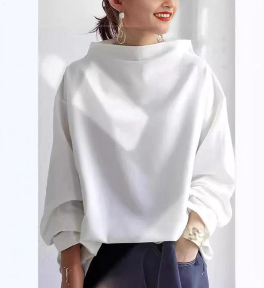 SERENITY - High-Neck Flow Top