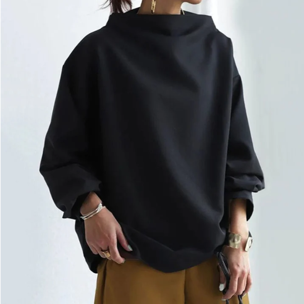 SERENITY - High-Neck Flow Top