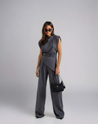 VELUNA - Chic Two-Piece Set
