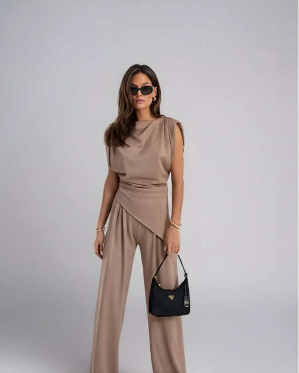 VELUNA - Chic Two-Piece Set