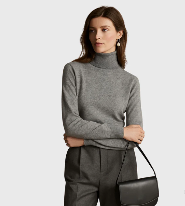 MARINA | LUXE CASHMERE TURTLENECK SWEATER