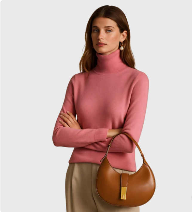 MARINA | LUXE CASHMERE TURTLENECK SWEATER