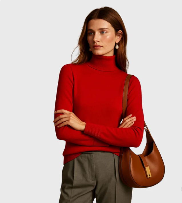 MARINA | LUXE CASHMERE TURTLENECK SWEATER