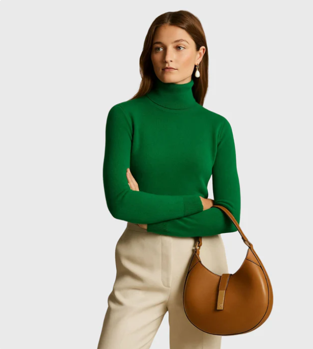 MARINA | LUXE CASHMERE TURTLENECK SWEATER