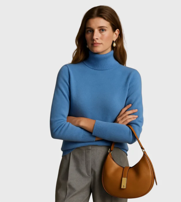 MARINA | LUXE CASHMERE TURTLENECK SWEATER
