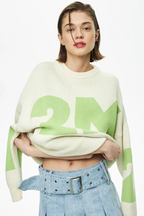LIVIA | OVERSIZED GRAPHIC SWEATER