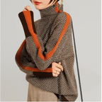 CELINE | CHEVRON-KNIT TURTLENECK SWEATER