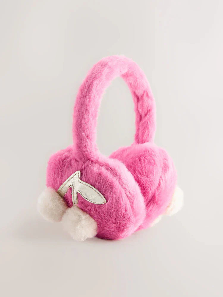 Pink-Cherry Ear Muffs
