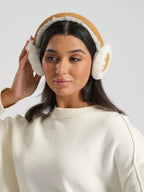 South Beach Genuine Sheepskin Ear Muffs