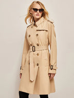 Classic belted trench coat – timeless elegance