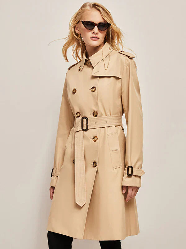 Classic belted trench coat – timeless elegance