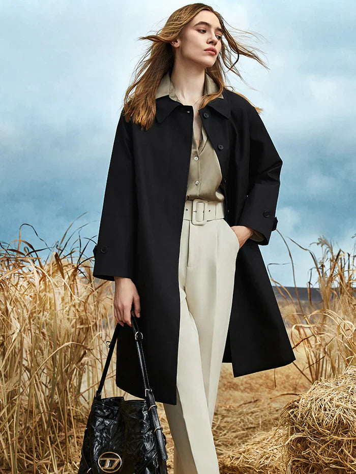 Trendy elegant trench coat