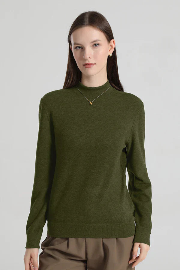 VALERIA | SWEATER WITH HIGH COLLAR