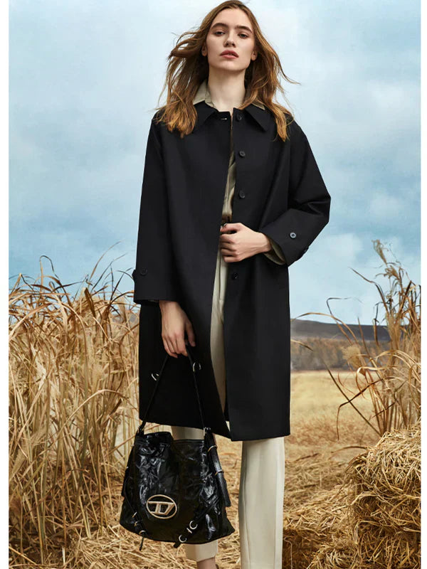 Trendy elegant trench coat