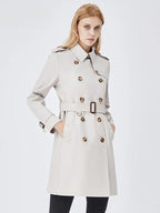 Classic belted trench coat – timeless elegance