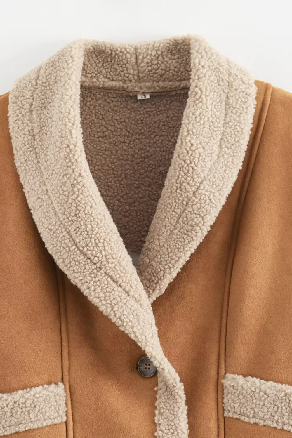 ALUNA | OVERSIZED FAUX SHEARLING JACKET