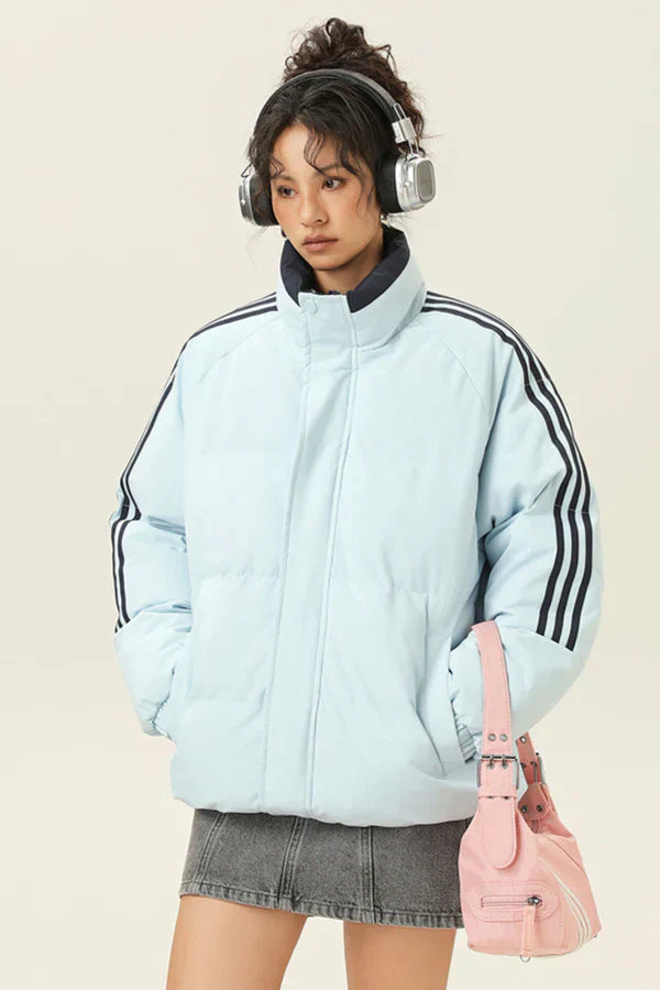 SARA | STRIPED DOWN JACKET