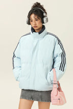 SARA | STRIPED DOWN JACKET