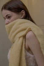 Cozy, soft, fluffy scarf