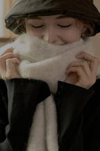 Cozy, soft, fluffy scarf