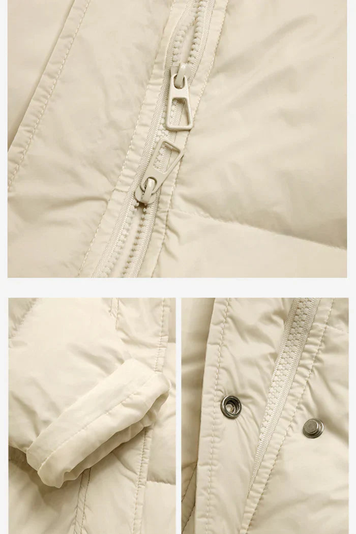 EVELINE | WINTER DOWN JACKET WITH A HIGH TURTLENECK