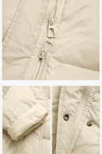 EVELINE | WINTER DOWN JACKET WITH A HIGH TURTLENECK