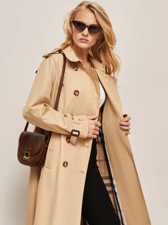 Classic belted trench coat – timeless elegance