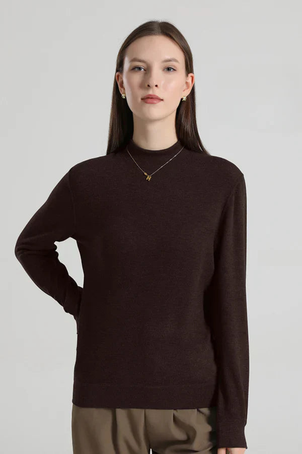 VALERIA | SWEATER WITH HIGH COLLAR