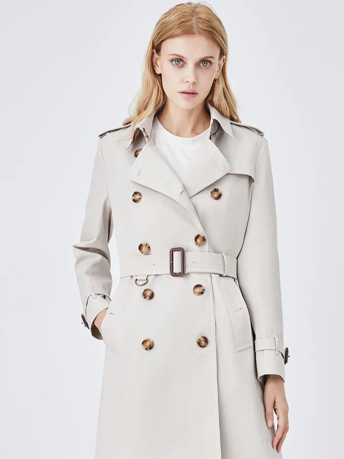 Classic belted trench coat – timeless elegance