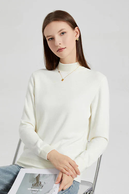 VALERIA | SWEATER WITH HIGH COLLAR