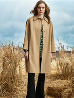 Trendy elegant trench coat