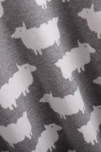 CAMILLA | LOOSE KNIT SWEATER WITH ANIMAL PRINT