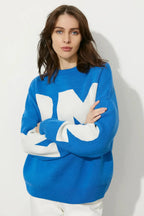 LIVIA | OVERSIZED GRAPHIC SWEATER