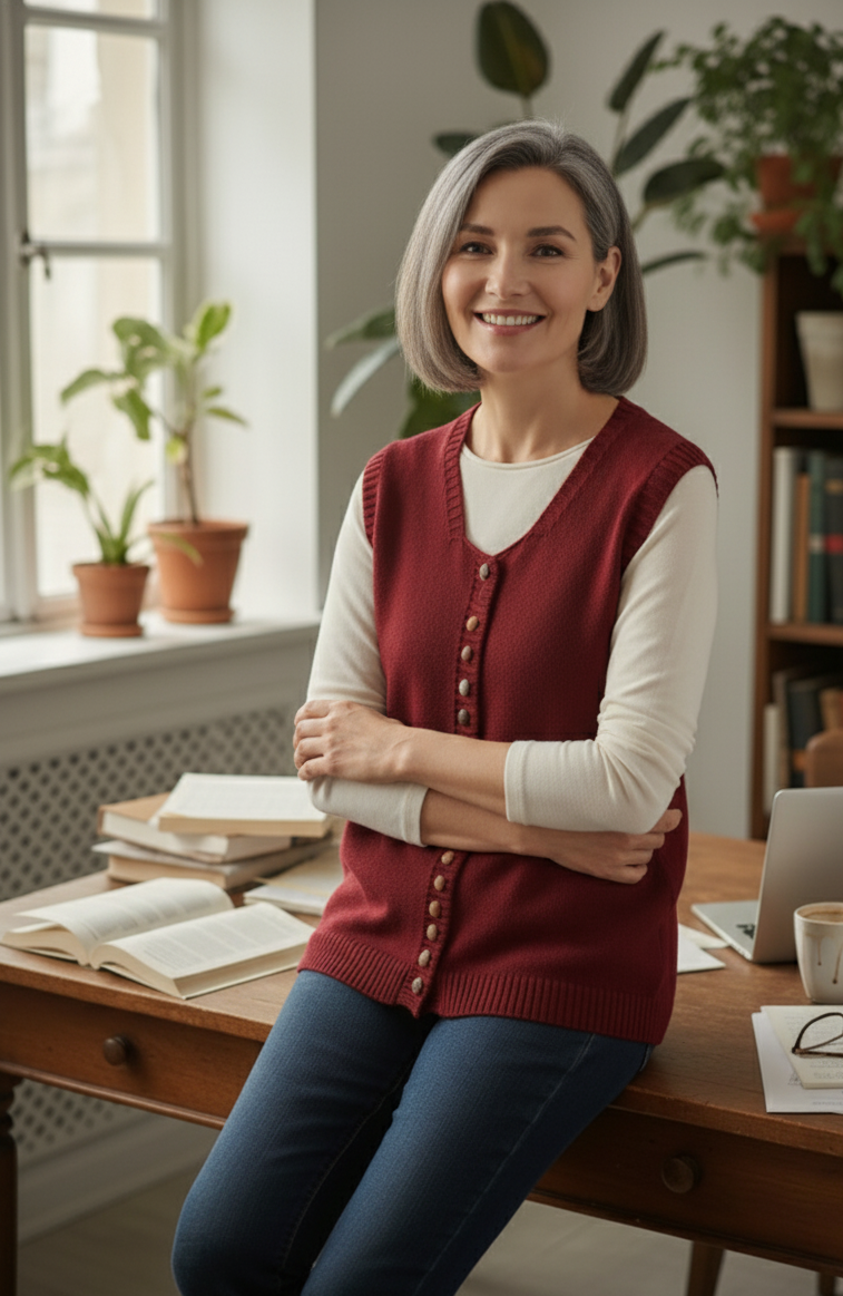 ROMA – Classic Knit Vest