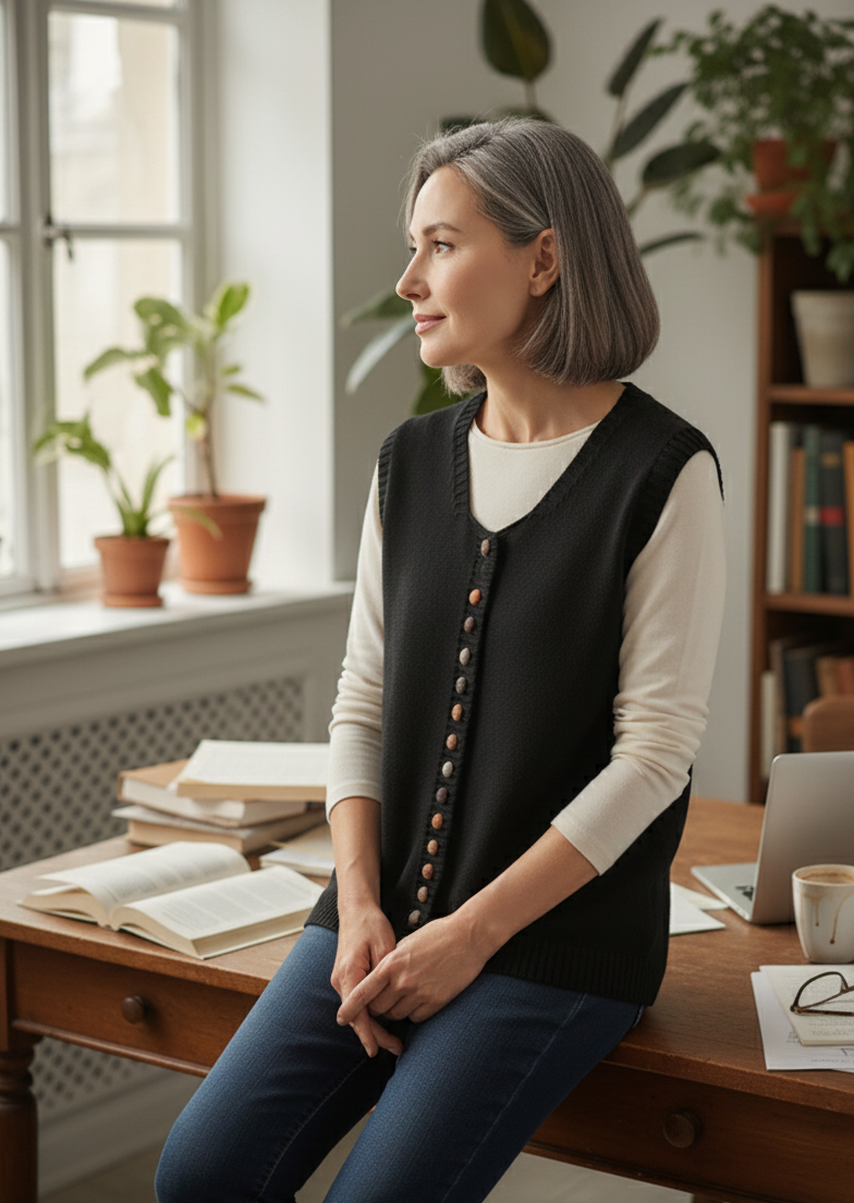 ROMA – Classic Knit Vest