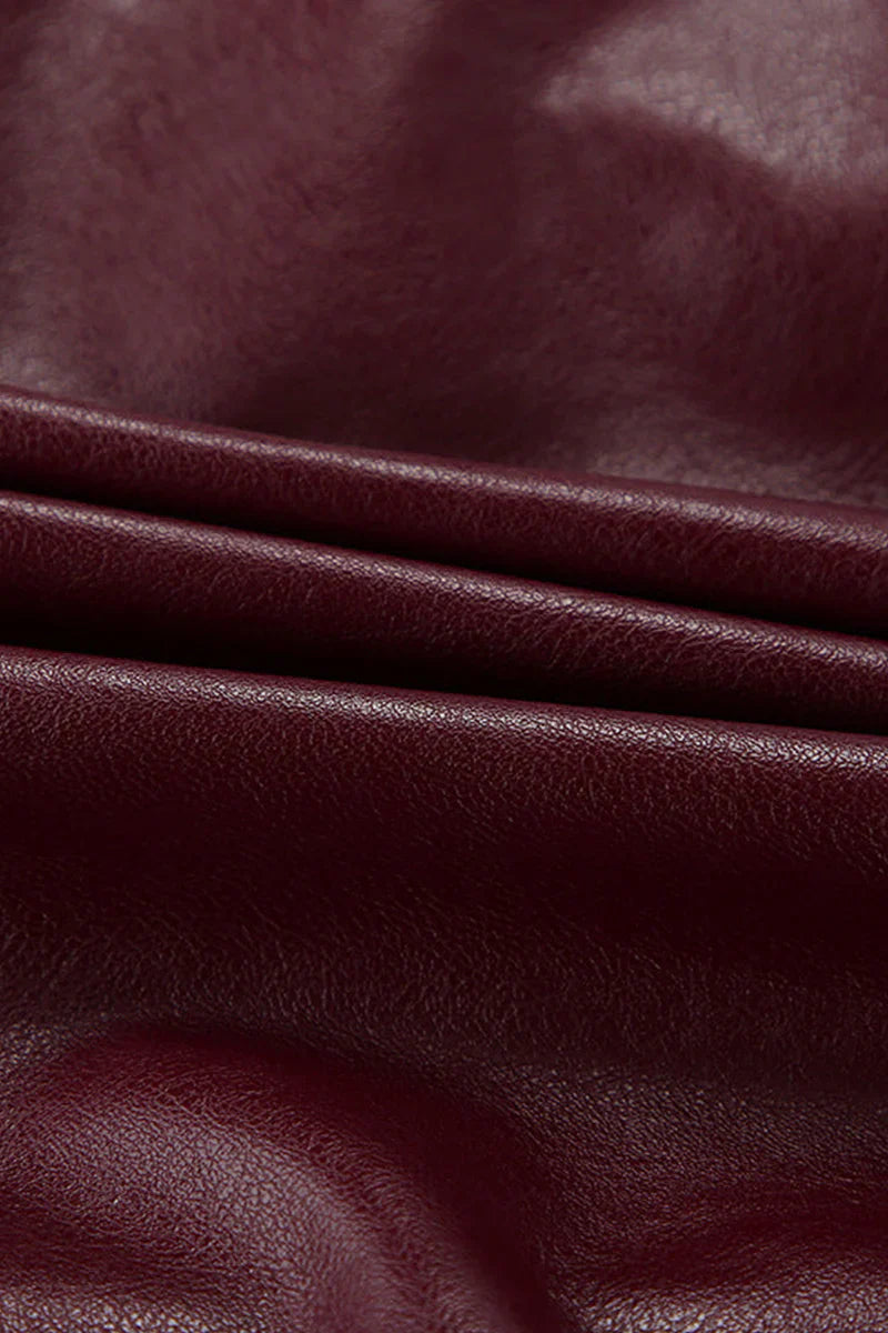 JARA | ELEGANT URBAN OVERSIZED LEATHER JACKET