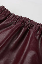 JARA | ELEGANT URBAN OVERSIZED LEATHER JACKET